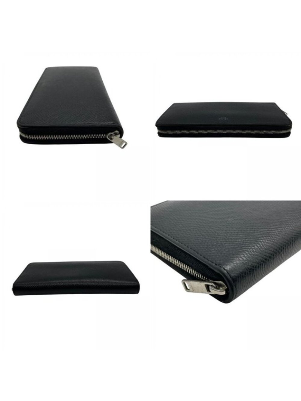 Celine Wallet Leather Black Silver Classic Luxury Casual Everyday Use Going Out - Picture 5 of 10